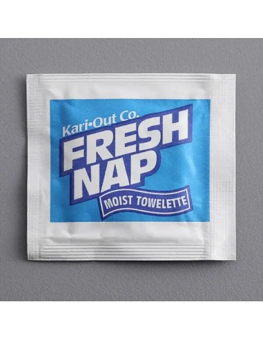 Moist Towelette, Blue, 6.25" x 4.5" 1,000/Case