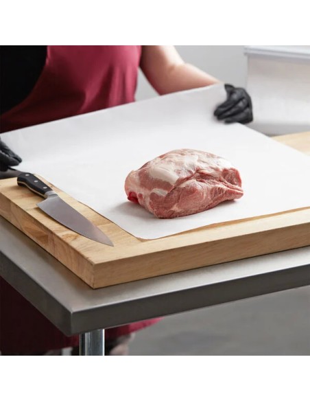 Choice 24" x 700' 40 lb. Premium White True Butcher Paper Roll