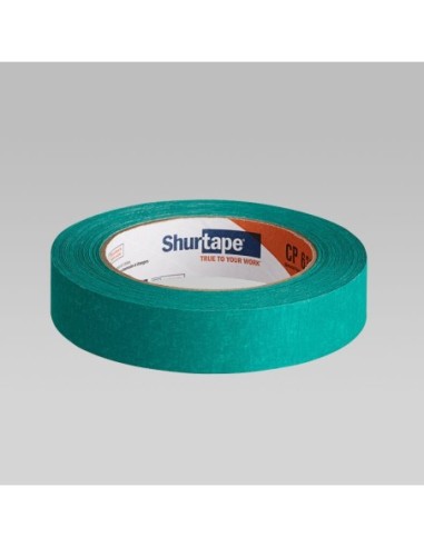 Shurtape CP 631 15/16" x 60 Yards Green General Masking Tape ( 9 Pack )