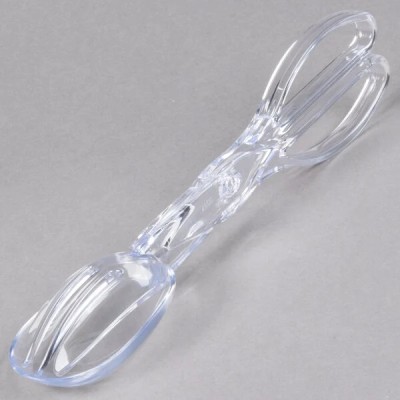 Fineline Platter Pleasers 11 1/2" Clear Plastic Salad...