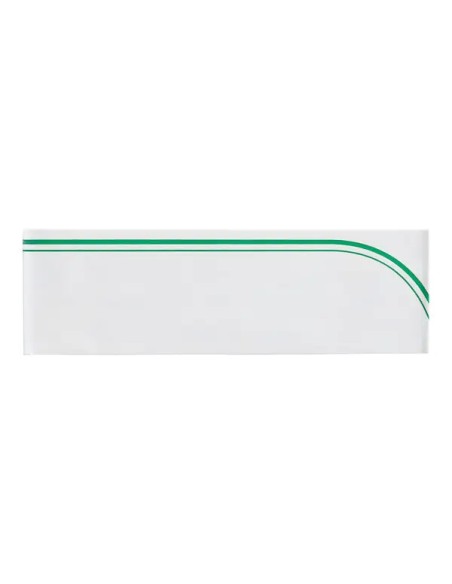 Green Adjustable Stripe Disposable Overseas Cap-1000/Case - 100/box