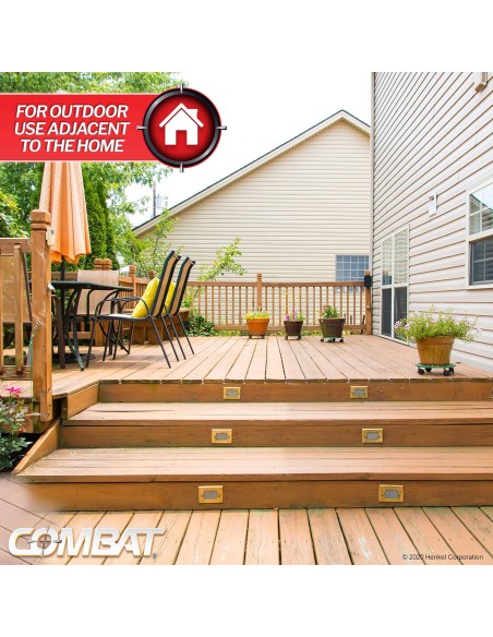 Combat Roach Killing Bait, Large Roaches, Kills The Nest, Child-Resistant, 8 Count