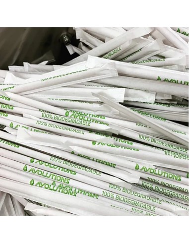 Avolutions Standard black agave Straws 15 cm...