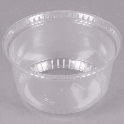 Solo SDL12 12 oz. Clear Plastic Sundae Lid - 1,000/Case 2