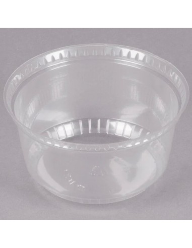Solo SDL12 12 oz. Clear Plastic Sundae Lid -...