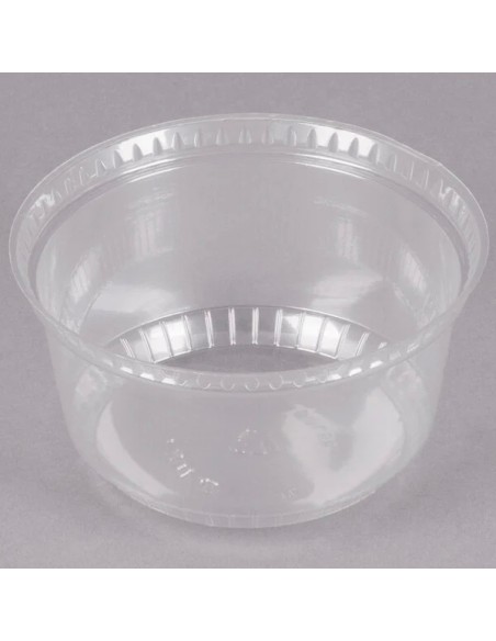 Solo SDL12 12 oz. Clear Plastic Sundae Lid - 1,000/Case