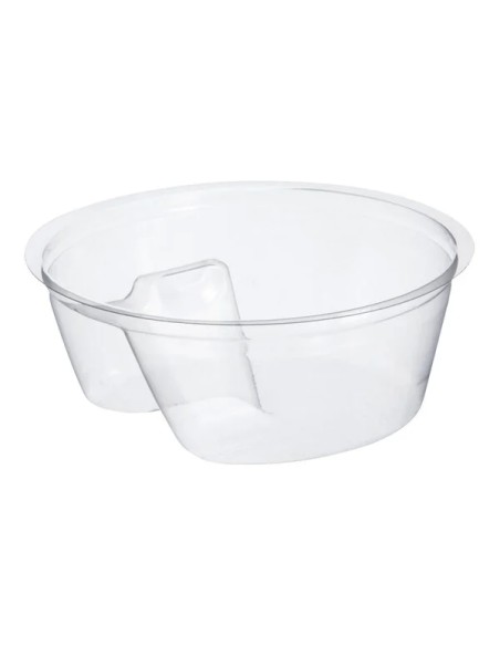 Dart 3.5 oz. Clear PET Single Compartment Cup Insert - 1,000/Case