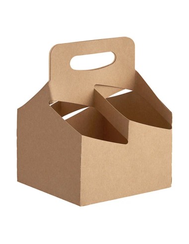 4-Cup 12-24 oz. Drink Carrier with Handle -...