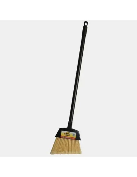 Large Natural Poly Bristles Metal Handle Angle Broom