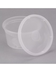 Heavy Duty 12 oz Microwavable Translucent Plastic Deli... 2
