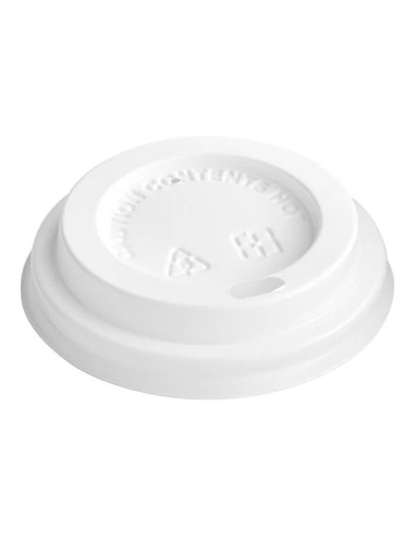 4 oz White Hot Paper Cup Travel Lid - 1,000/Case