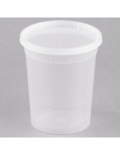 Heavy Duty 32 oz Microwavable Translucent Plastic Deli... 2