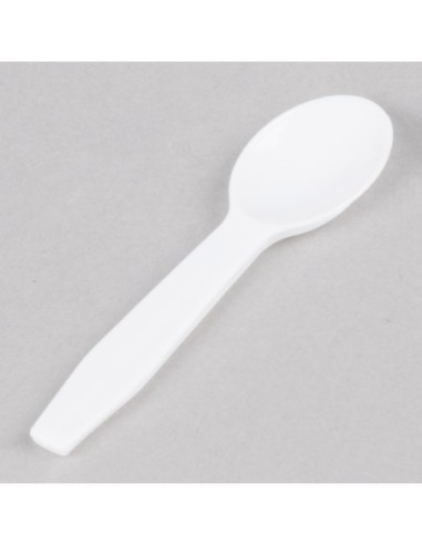 Medium Weight White Plastic Spoons  - 1000/Case