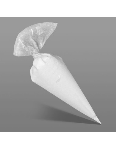 21" Clear Disposable Pastry Bag - 100/Roll