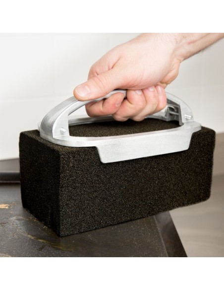 Scrubble by ACS GB12-TSH 8" x 4" x 3 1/2" Grill Brick - 12/Case