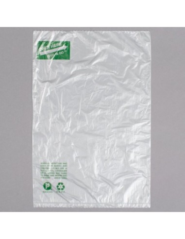 12" x 20" Plastic Side Print Produce Bag on a...