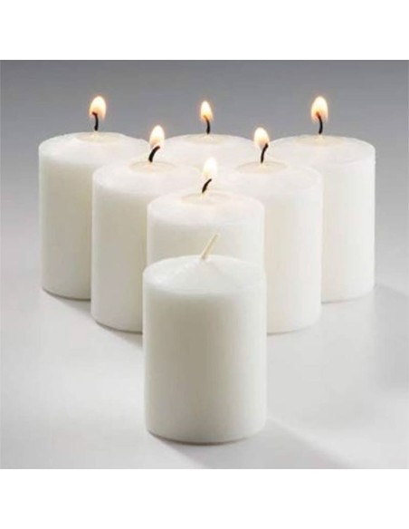 15 Hour White Votive Candles 144/Case