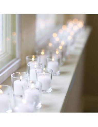 15 Hour White Votive Candles 144/Case