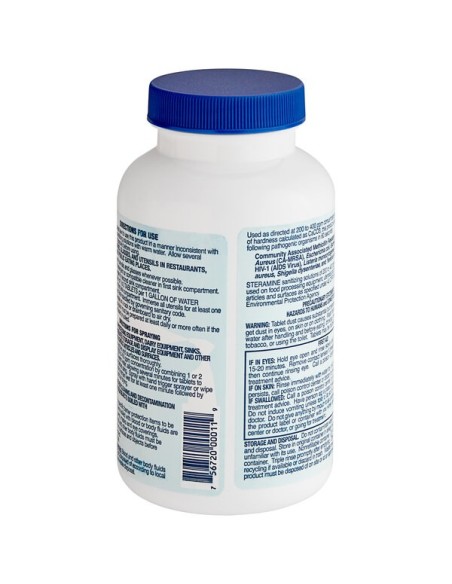 Edwards-Councilor Steramine Sanitizer Tablets (Sanitabs) 150 Count Bottle 6/Case