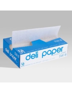 8" x 10 3/4" Interfolded Deli Wrap Wax Paper 6000/case -...