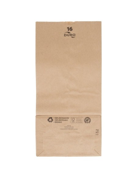 16 lb Brown Paper Bag - 500/Bundle