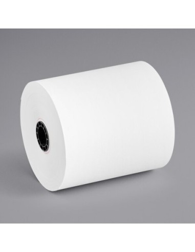 3" x 165' Traditional 1 Ply Cash Register POS Paper Roll Tape - 50/Case