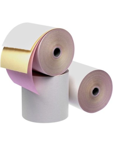 3" x 67' Carbonless 3-Ply Cash Register POS...