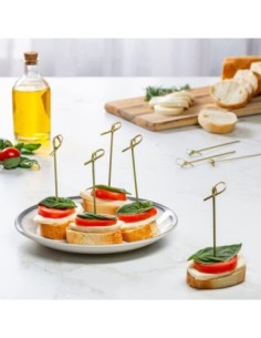 4.75” Knotted Bamboo Skewers 1000/Case 2