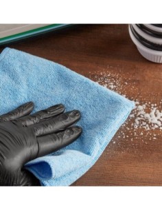 Lavex Janitorial 16" x 16" Blue Microfiber General... 2