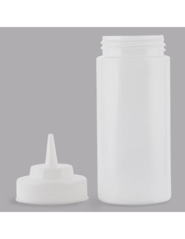 16 oz Clear Widemouth and Standard Cone Tip...