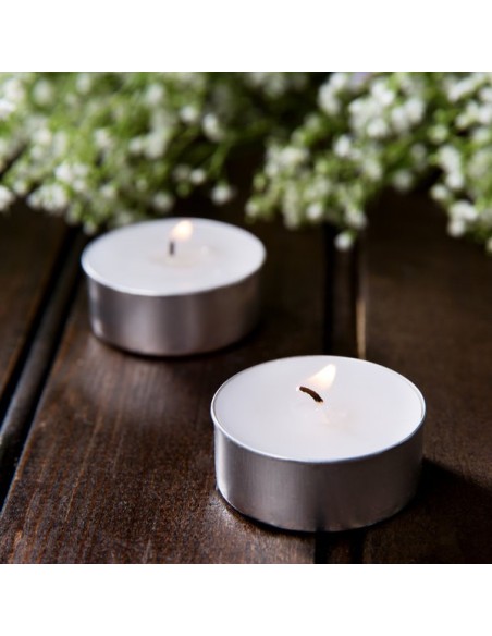 5 to 6 Hour White Tea Light Candles 500/Case