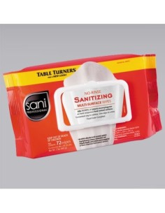 Sani Professional 9" x 8" 72 Count No-Rinse Sanitizing...