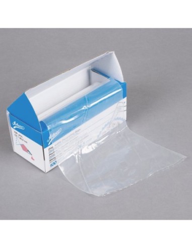 Ateco 12" High-Grip Clear Disposable Pastry Bag - 100/Roll