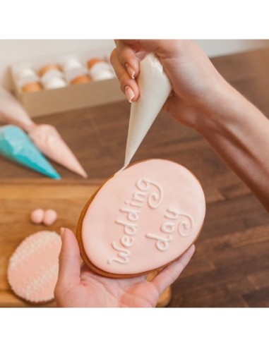 Ateco 12" High-Grip Clear Disposable Pastry Bag...