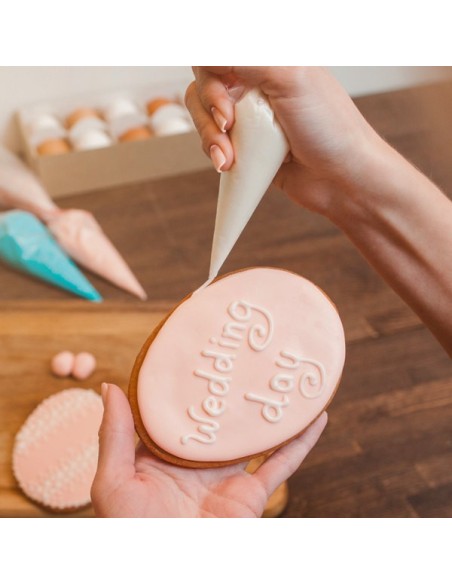 Ateco 12" High-Grip Clear Disposable Pastry Bag - 100/Roll