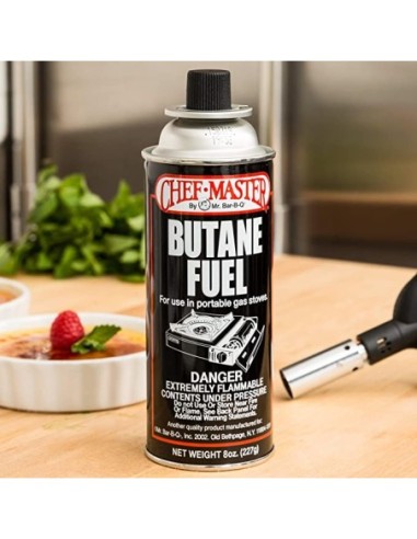 Chef Master 90340 - Pack of 4 Butane Fuel...