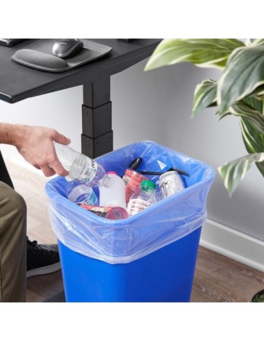 HDPE Econ Clear Garbage Bag Coreless Roll 12-16...