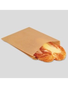 6.5x1x8" Grease Resistant Sandwich/Pastry Bag Natural...