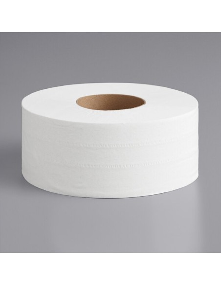 Right Choice 2-Ply Jumbo Toilet Paper Roll with 8" Diameter - 12/Case