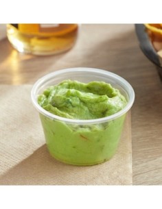 Dart Solo 4 oz Clear Plastic Souffle Cup / Portion Cup -...