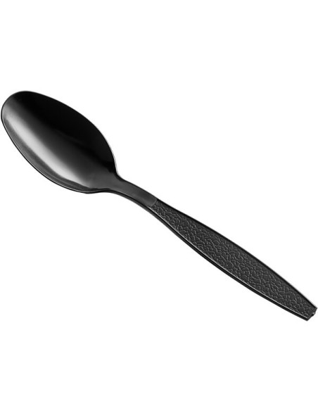 Black Heavy Weight Plastic spoon 1000/Cs