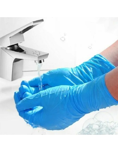 Blue Nitrile Gloves  10 Boxes 100 gloves, 1000 in a Case