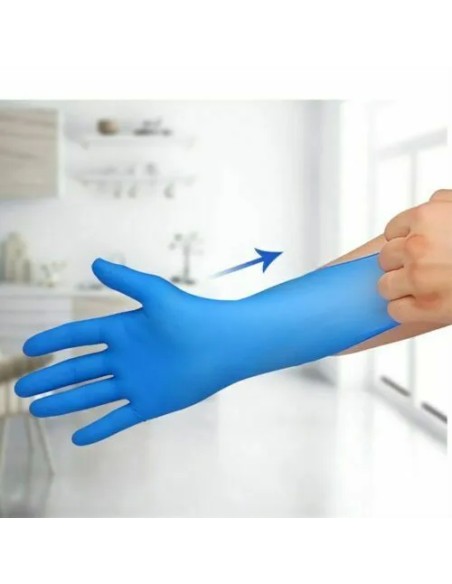 Blue Nitrile Gloves  10 Boxes 100 gloves, 1000 in a Case