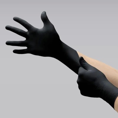 Black Nitrile Gloves 10 Boxes 100 gloves, 1000/Case