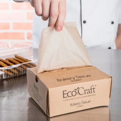 Bagcraft Packaging 010001 6" x 10 3/4" Eco craft bakery... 2