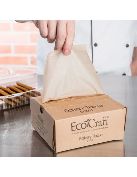 Bagcraft Packaging 010001 6" x 10 3/4" Eco craft bakery tissue 1000 - 10000 / Case