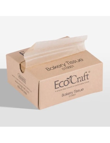 Bagcraft Packaging 010001 6" x 10 3/4" Eco craft bakery tissue 1000 - 10000 / Case