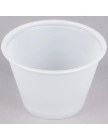 Dart-solo cup P100N plastic souffle cup 1-2 oz. 2500/cs