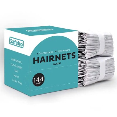 Hair Nets 144 PCS, Individually Wrapped, Safe Guard... 2