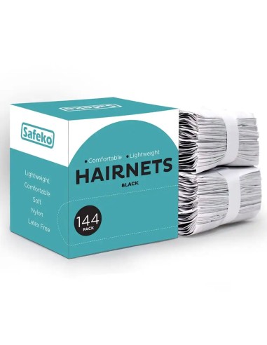 Hair Nets 144 PCS, Individually Wrapped, Safe...
